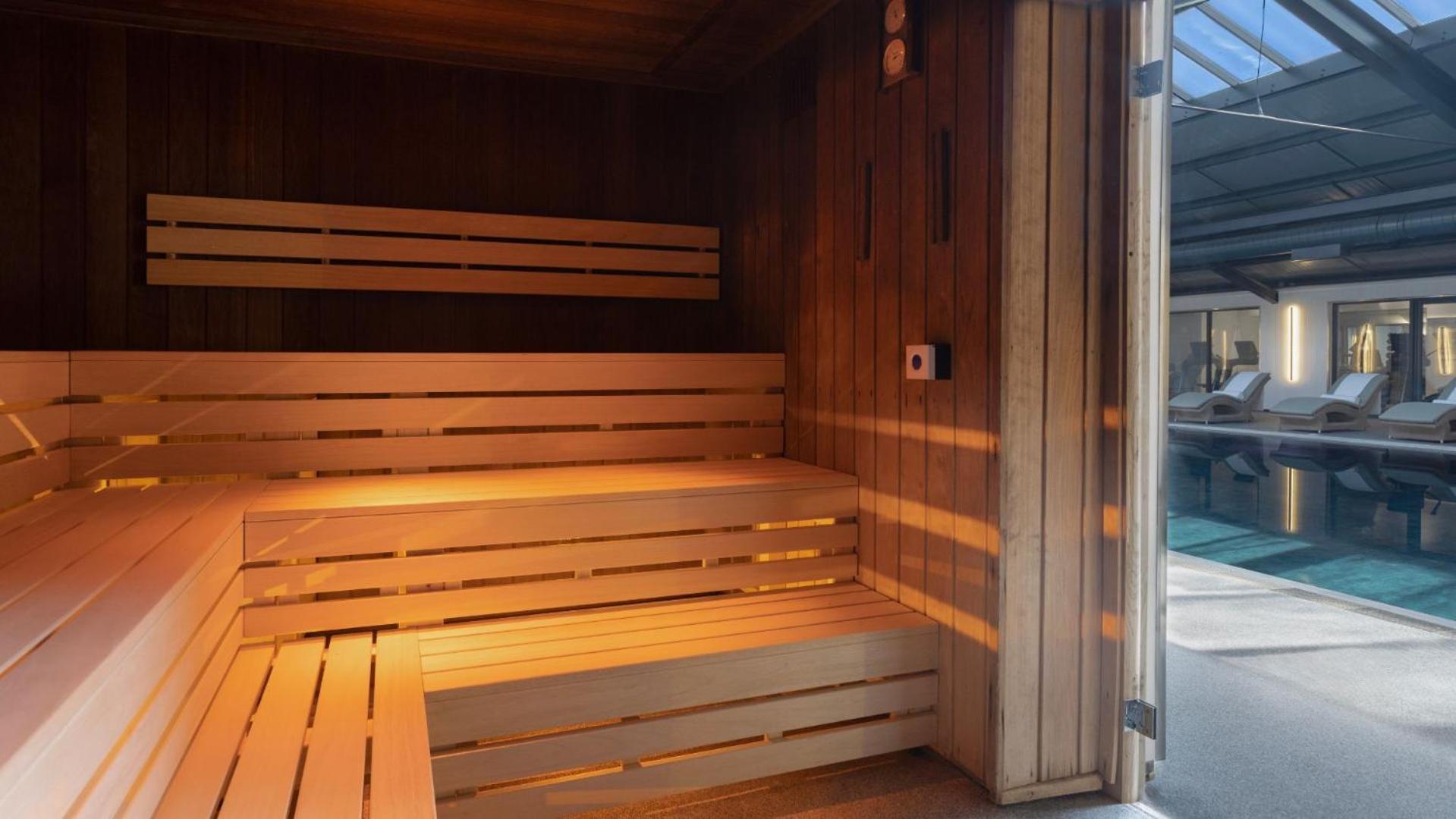 Mar Hall Golf & Spa Resort 비숍턴 외부 사진 Sauna